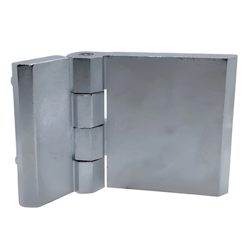 Zawias skrzydełkowy A=90 B=60, metalowy, chromowany, 4-śruby, ZnAl