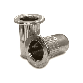 Nitonakrętka nierdzewna walcowa M12 płaski łeb 50 sztuk INOX