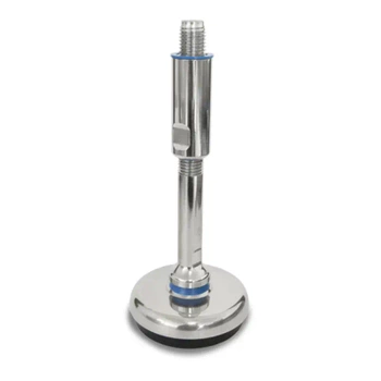 Higieniczna stopka wahliwa 80mm śruba M16 nierdzewna do 500kg INOX