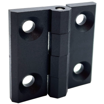 Zawias skrzydełkowy poliamidowy A=40 B=40 l=25, 4-otwory M5, PA6