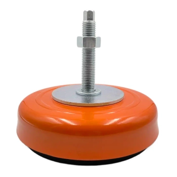 Podstawa maszyny 240 mm M24x170 mm skok 3 mm – wibroizolator poziomujący, nośność 8000 kg stal ocynkowana do maszyn przemysłowych