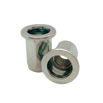 Nitonakrętka nierdzewna 6-kątna M6 płaski łeb 50 sztuk INOX