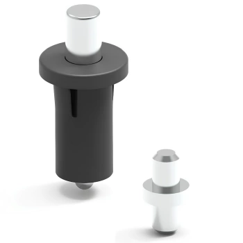 Zawias wewnętrzny 14,7x32 mm z poliamidu, sprężynowy