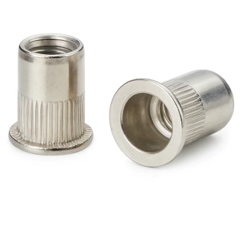 Nitonakrętka M6 walcowa z kołnierzem płaskim, stal nierdzewna – 50 szt. INOX