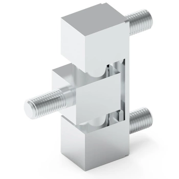 Zawias boczny stal ocynkowana 14 mm, mocowanie na 3 śruby M8, kąt 100°, do szaf przemysłowych