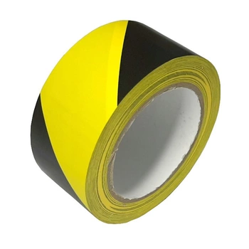 Taśma oznaczeniowa 100mm zółto-czarna rolka 33m