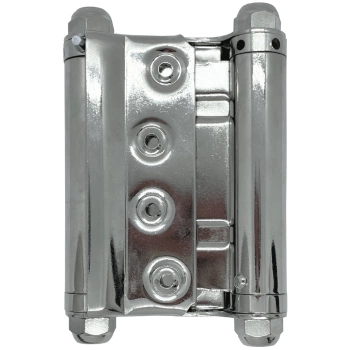 Zawias sprężynowy wahadłowy barowy 131x100mm chrom, zawias kowbojski, saloon