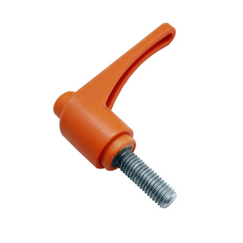 Rękojeść zaciskowa 78mm śruba M10x30 pomarańczowa dźwignia nastawna