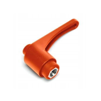Rękojeść zaciskowa 78mm otwór M8 pomarańczowa