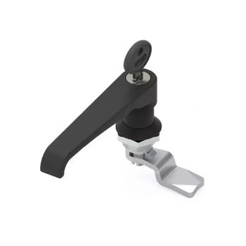 Zamek ćwierćobrotowy typ L lakier klucz euro