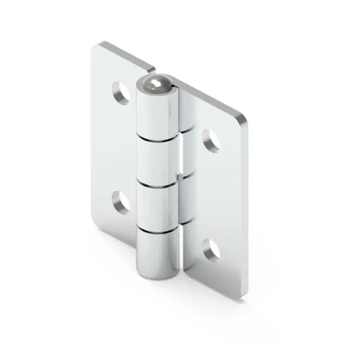 Zawias płaski splatany 50x50mm ocynkowany 4 otwory skrzydełkowy