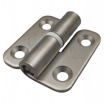 Zawias skrzydełkowy nierdzewny A=33 B=37, podnoszony,, 4-otworowy, PRAWY, INOX