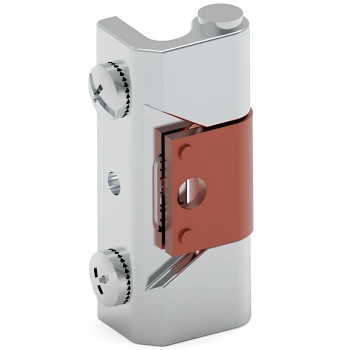 Zawias wewnętrzny metalowy 57x24,5 mm, ocynkowany, do drzwi zagiętych 18–27 mm