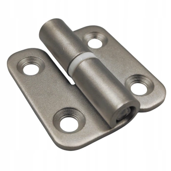 Zawias skrzydełkowy nierdzewny A=33 B=37, podnoszony, 4-otworowy, LEWY, INOX